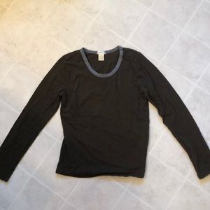 Olive green long sleeve shirt